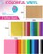 l 62 Pcs 12in x 10in Htv Vinyl Bulk (39 Colors), Including 60 Matte with 2 Teflon Sheets for T-Shirt